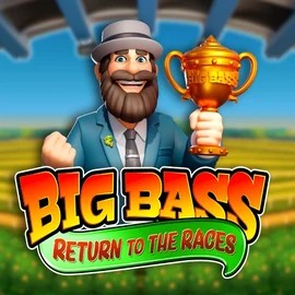 Big Bass Return to the Races slot logo by Pragmatic Play at Winspirit Casino
