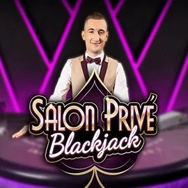 Blackjack Salon Privé slot visual from Ezugi available on win-spirits.ca