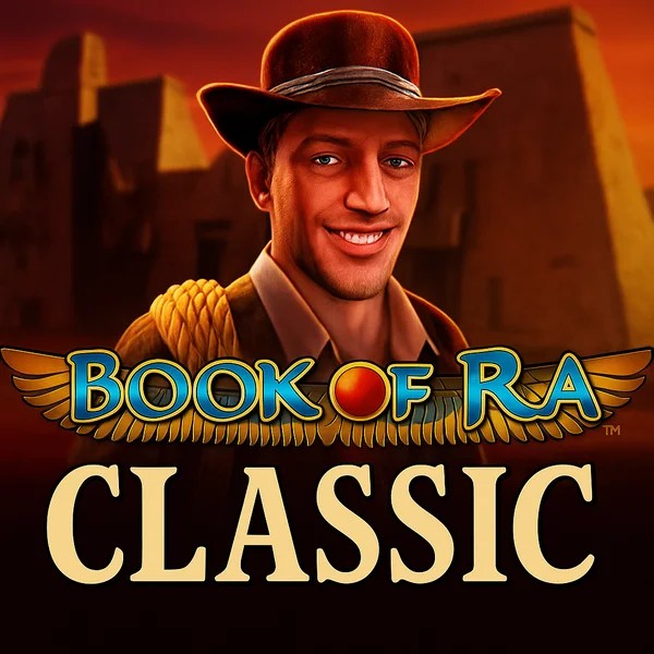 Book of Ra Classic logo – Slots by Novomatic at Winspirit Casino