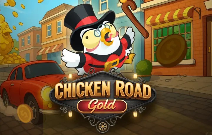 Chicken Road Gold game by InOut – logo hosted on Winspirit Casino