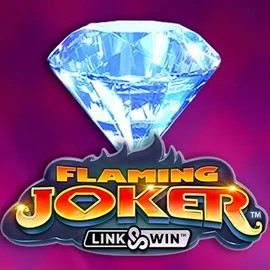 Flaming Joker Link and Win slot logo by Barstruck at Winspirit Casino
