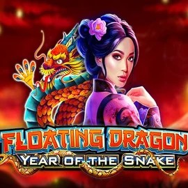Floating Dragon Year of the Snake slot logo by Pragmatic Play at Winspirit Casino