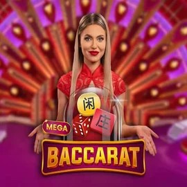 Mega Baccarat game by Pragmatic Play – logo hosted on Winspirit Casino